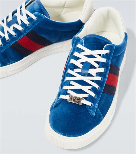 gucci blue plaid shoes|blue Gucci shoes suede.